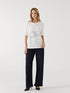 LC Waikiki Crew Neck Printed Combed Cotton Women's T-Shirt